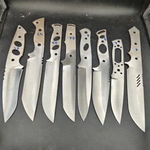 Handmade Knife Making Blank, Stainless Hardened Blades Knife Maker Supplies