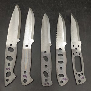 High Carbon Scandi Knife Blank, Outdoor Blade Knife Maker Supplies Knife Making Steel