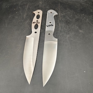 Full Tang Kitchen Knife Blank, Heat Treated Stainless Steel Chef Blade, Knife Making Supplies