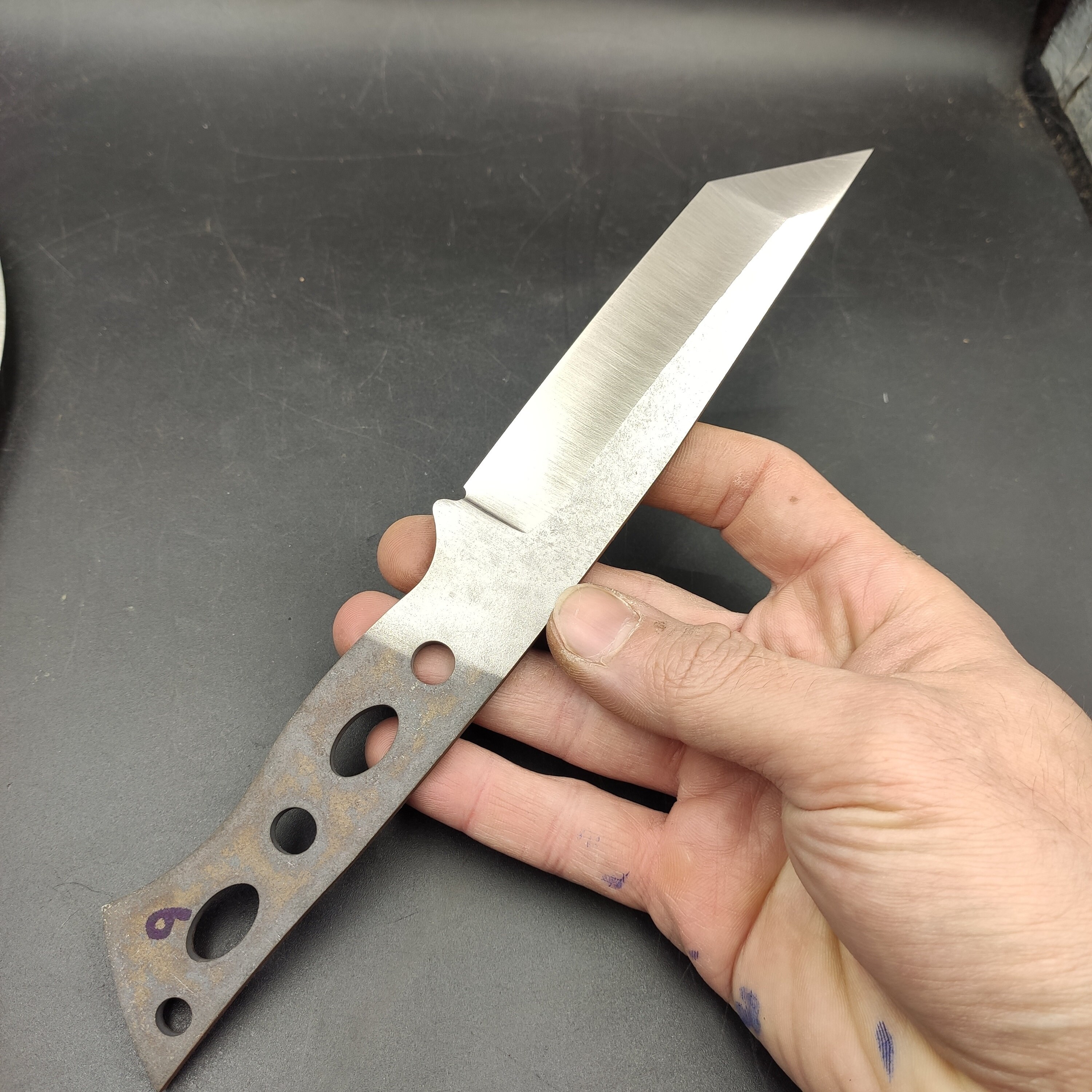Generisch Messer Klinge Jagd Nicker 440A Messerbau Rohling Klinge