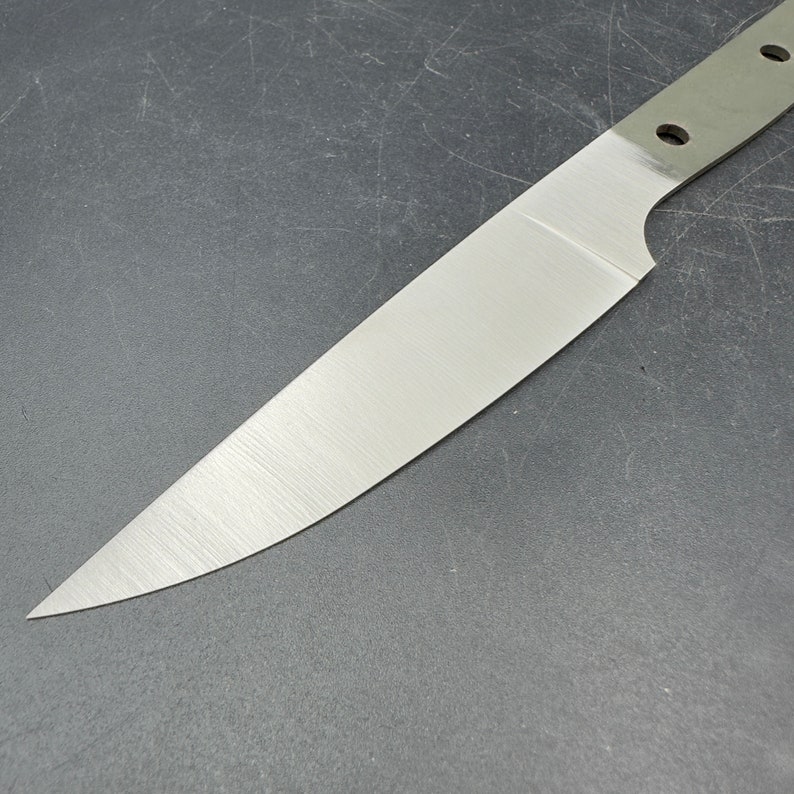 Paring Knife Blank, Stainless Kitchen Blade, Fruit Peeler, Heat Treated Knife Maker Supplies