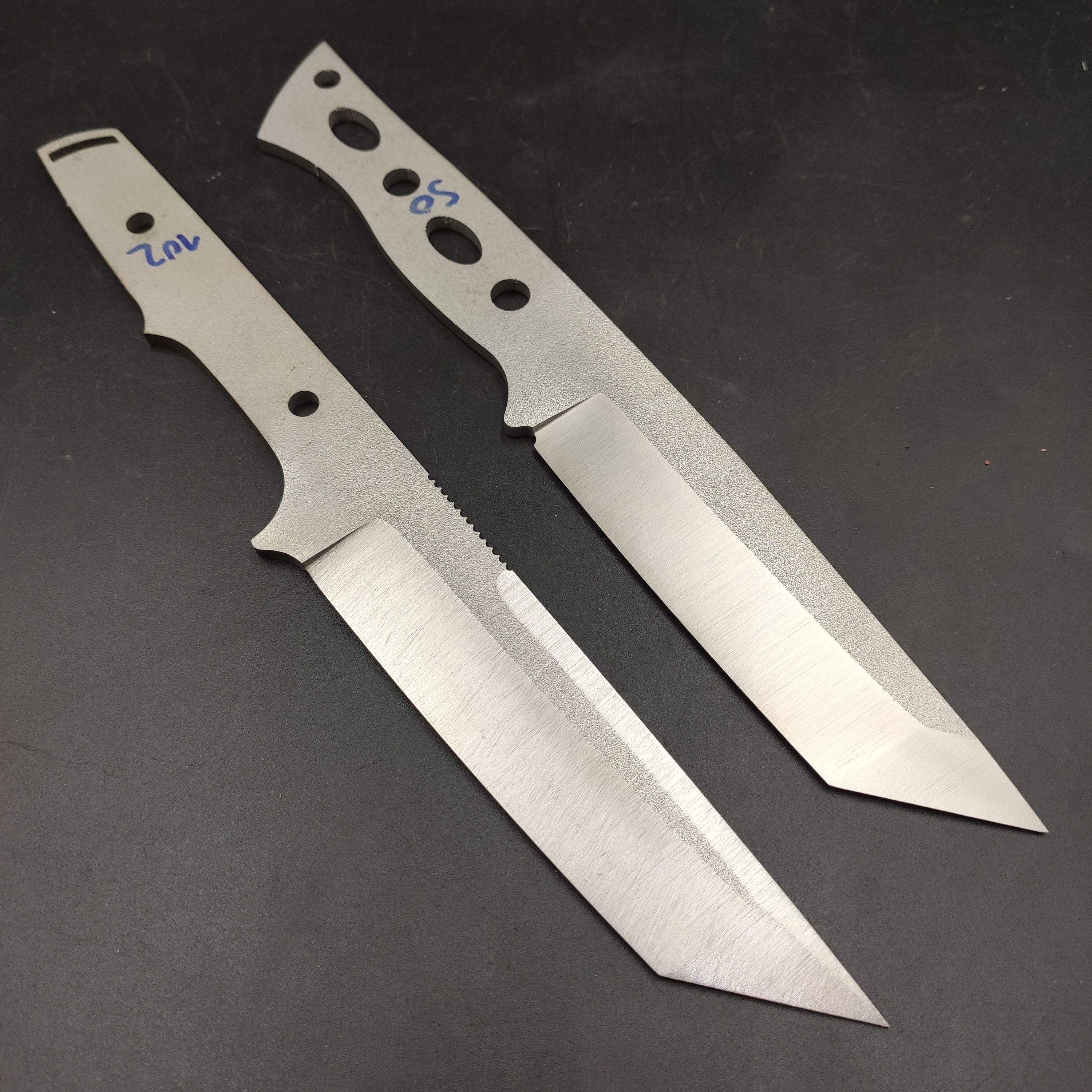 Tanto Knife Blade Blank, Heat Treated Knife Maker Supplies, Stainless Knife Making Material N690 4116 Steel