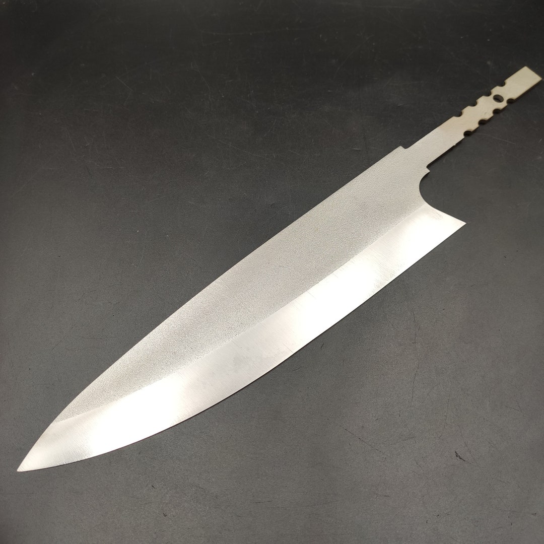 N690 Gyuto Blade Japanese Chef Knife Making Blank Knife Etsy