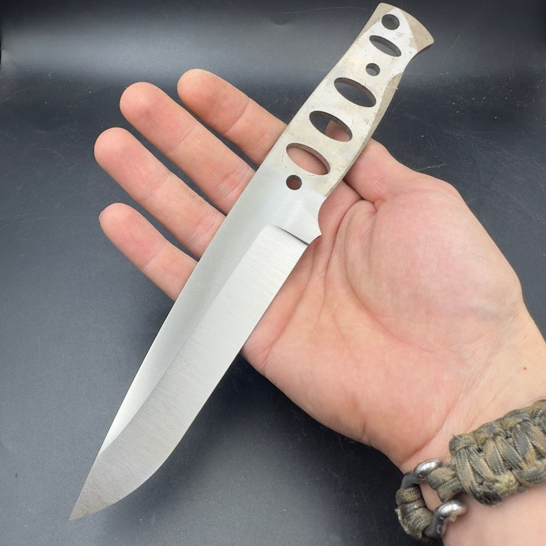 Stainless Outdoor Knife Making Blade Blank, Knife Build Supplies for