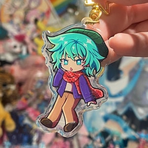 IN STOCK** Your Turn to Die acrylic glitter keychains