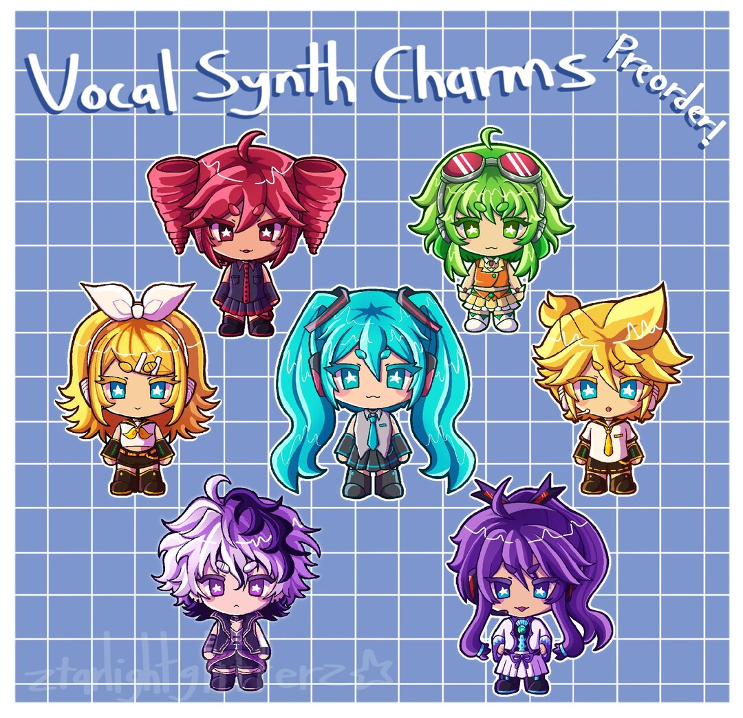 Voco Key Chain IN Stock**vocaloid Acrylic Keychains Series One - Etsy