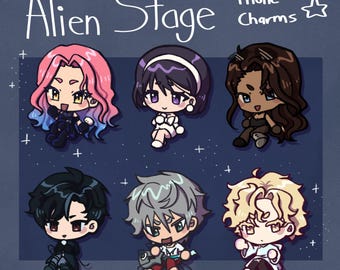 Alien Stage Phone Charms