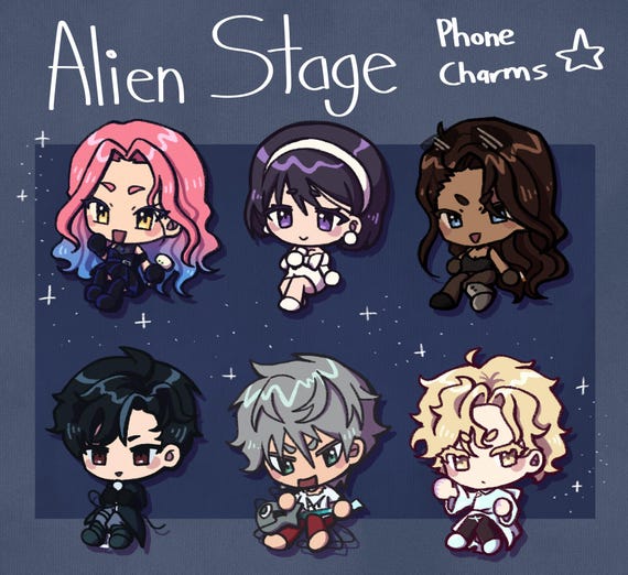 Alien Stage Phone Charms - Etsy UK