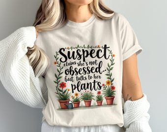 Plant Lady PNG, Funny Plant Clipart, Plant Obsessed Sublimation, Floral Digital Download, Gardening Mom Design, Instant Download