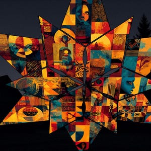 May include: A set of three ceramic mugs with a speckled, matte finish. Each mug is a different colour: light blue, cream, and grey. The mugs have a simple, modern design and a comfortable handle.