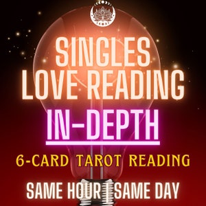 Detaillierte Liebes-Tarot-Lesung für Singles, Psychische Liebeslesung, Sehr detaillierte Seelenpartner-Lesung Tiefe psychische Lesung Mittlere Lesung Zwillingsflamme