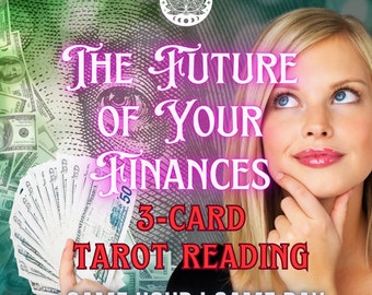 Lectura de tarot sobre el dinero Lectura de tarot de 3 cartas Lectura psíquica Lectura de orientación espiritual Lectura detallada del dinero