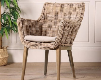 lounge rattan chair, rattan armchair, accent armchair, rattan sofa chair, wicker dining chairs