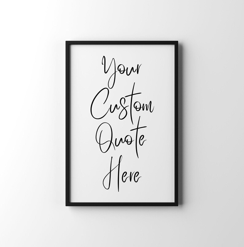 Custom Printable Poster,personalized Wall Art,customizable Digital ...