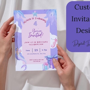 Made To Order Invitation, Customized Digital Birthday Invitation, Baby Shower Invitation, Wedding Invitation,Birthday Invitation,Anniversary