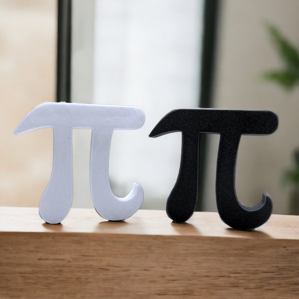 Pi Symbol Skulptur - Schreibtisch Dekoration - 3D Gedruckt