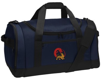 Dragon and Tiger in Harmony BRHD Dojo Gear Sports Duffel