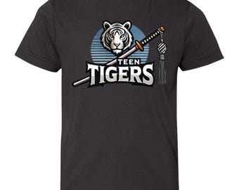 BRHD Teen Tigers Youth Jersey Dojo T-Shirt 100% cotton