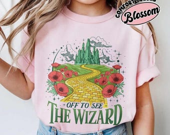 Yellow Brick Road Comfort Colors Shirt, Emerald City T-Shirt, Wizard Witch Tee, Fairytale Gift, Musical Theater Shirt, Vintage Aesthetic Top