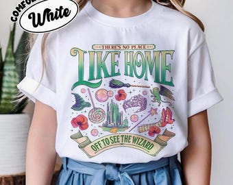 Wicked Comfort Colors Shirt, No Place Like Home T-Shirt, Off To See The Wizard, Emerald City Tee, Changed For Good, Broadway Musical Gift