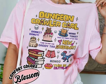 Dungeon Crawler Carl Shirt, Comfort Colors Tee, Princess Donut Mongo Shirt, Bookish Sci Fi Reader Gift, Graphic T Shirt