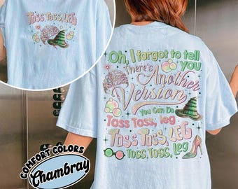 Wicked Musical Shirt Comfort Colors, Toss Toss Changed For Good Witch Tee, Glinda Elphaba Friendship Gift, Broadway Fan Tshirt, Movie Merch