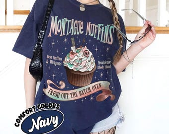 Montague Muffins Leather and Lark Shirt, Butcher and Blackbird Bookish Tee, Comfort Colors Book Lover Gift, Dark Romance Fan