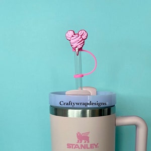 Stitch Tumbler Straw Toppers, Straw Accessories, Straw Charms, Works With Stanley Cups, ready to ship, christmas gifts