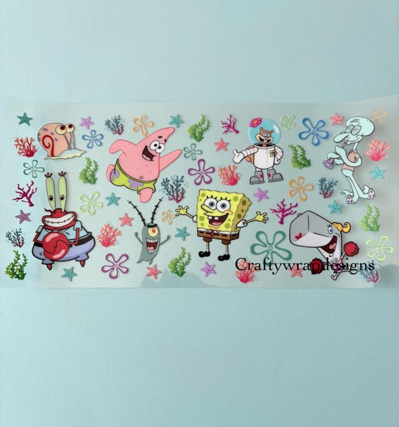 uv dtf kids character cup wrap, uv dtf kids cup wrap, uv dtf ready to ship physical wrap, uvdtf wraps for kids, tumbler kids character wraps