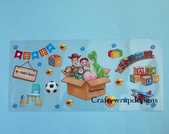Toy Story UV DTF Cup Wrap, uvdtf stickers for cups and tumblers