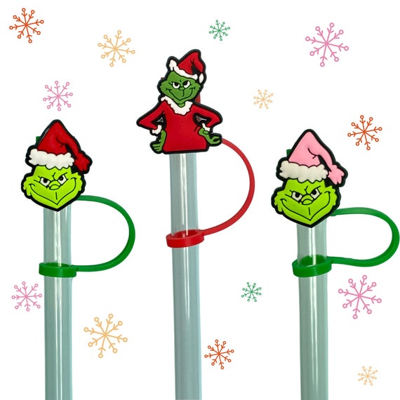 Christmas mean one Straw Topper, Tumbler Accessory, pink christmas straw-cover