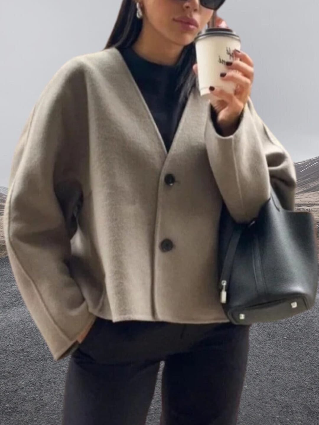Long Sleeve Loose Casual Women Winter Long Coats main image 1