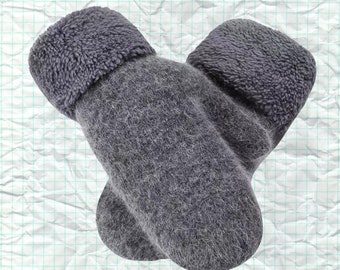 Manoplas de invierno para mujer, manoplas de lana, accesorios de invierno. Manoplas para niñas cálidas y gruesas, guantes para mujer, regalo para ella