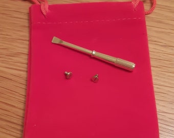 The Love Screw Bracelet - 2 Replacement Screws & Screwdriver + Velvet Gift Bag Set. Bracelet is not included!