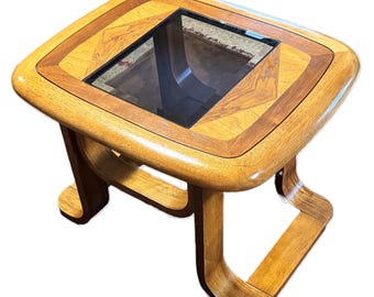 Mid-Century Bentwood Side Table (Rare and Hard to Find)