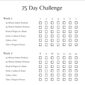 75 Tage Challenge Tracker