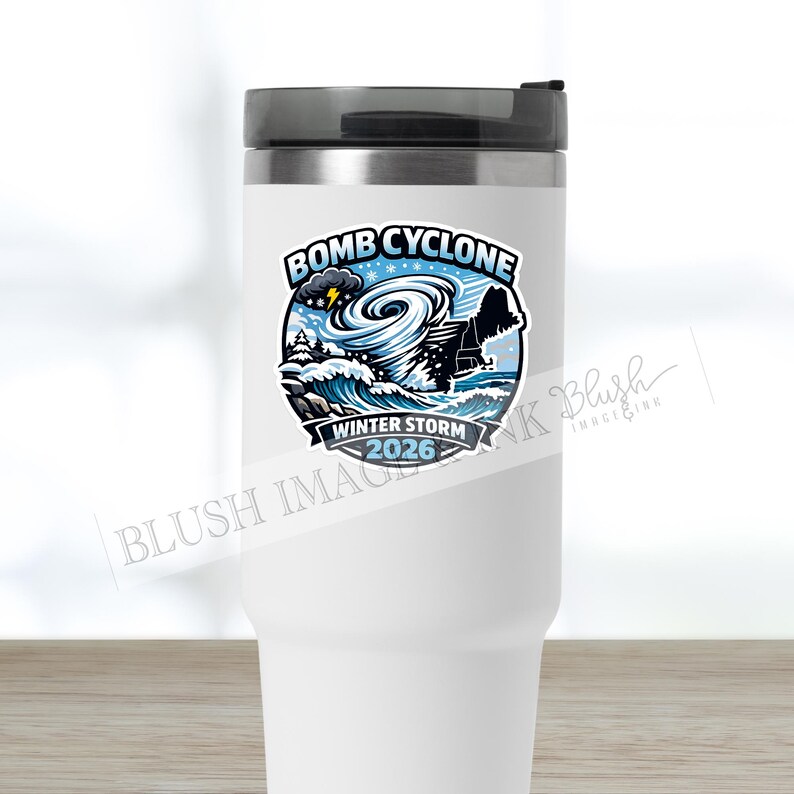 Bomb Cyclone Sticker Decal Winter Storm 2026 Meteorologist Gift Ideas ...