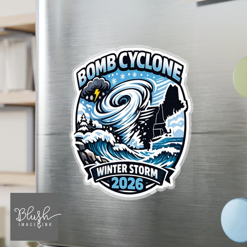 Bomb Cyclone Sticker Decal Winter Storm 2026 Meteorologist Gift Ideas ...