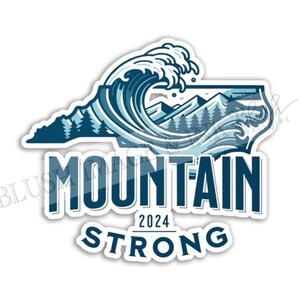 Appalachian strong hurricane Helene relief 828 Strong sticker North Carolina sticker Wnc strong asheville storm relief support Helene gift