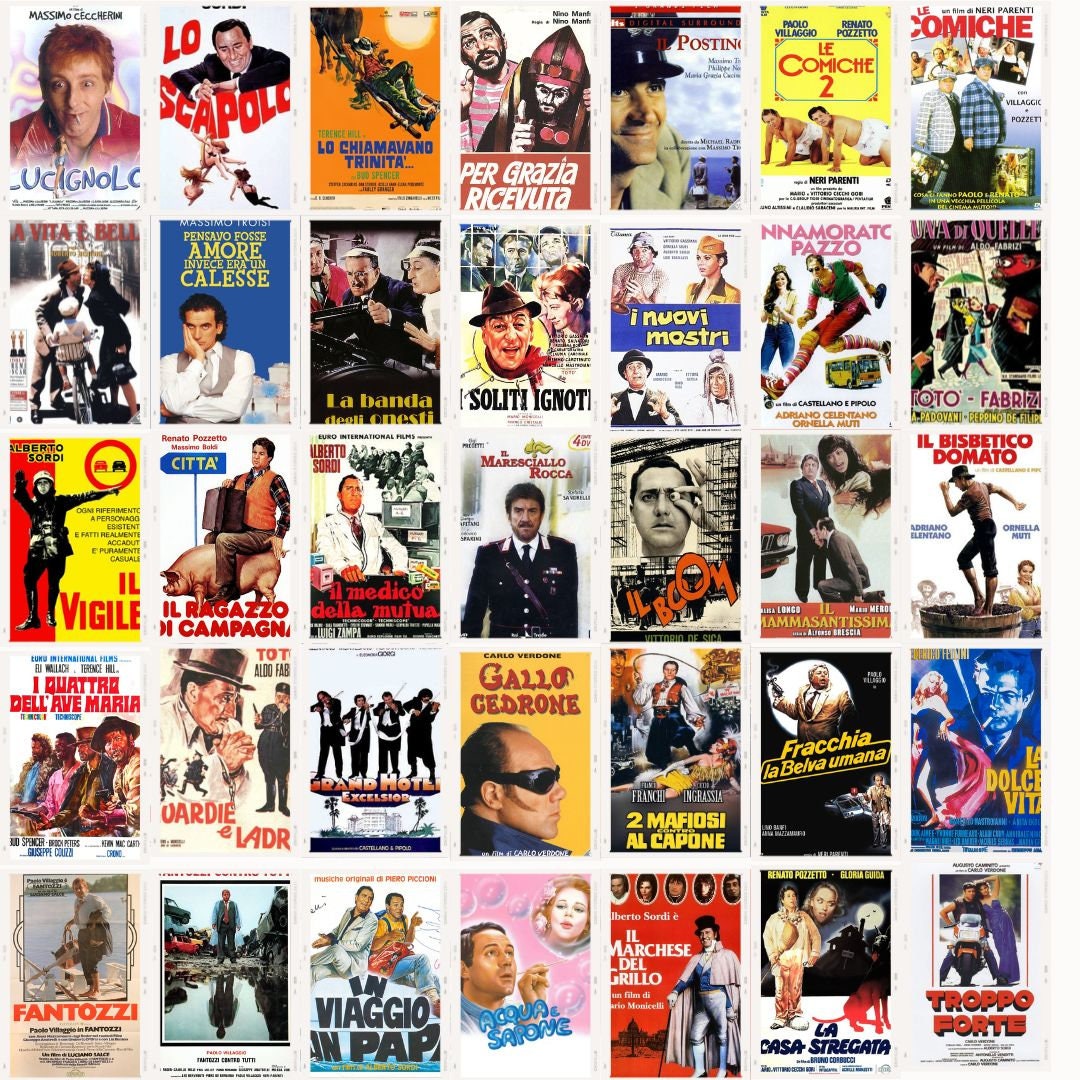 Collage Di Film, Arte Da Parete Incorniciata, Poster Su Tela Di - Foto 9