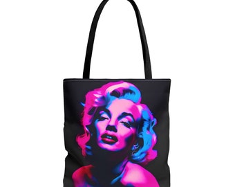 Marilyn Monroe Tasche – Neongrafiken – Eleganz und Stil in einer alltagstauglichen Sporttasche