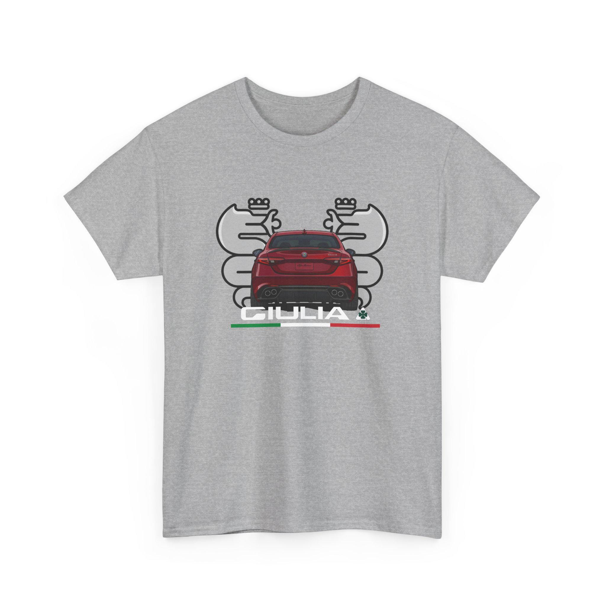 Alfa Romeo Giulia Quadrifoglio T-shirt, Italian Sports Car, Car