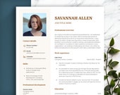 Stylish Resume Template with Cover Letter (Word, Google Docs, Pages)