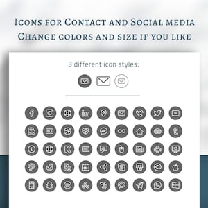 May include: A set of 40 social media icons in a gray circle with white outlines. The icons include Facebook, Instagram, Twitter, YouTube, Pinterest, LinkedIn, and more.