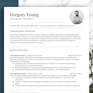 SOFTWARE ENGINEER Lebenslauf Vorlage. Beispieltext und Abschnitte für Entwickler und Software-Ingenieure, die in der IT arbeiten. Word, Google Docs & Seiten