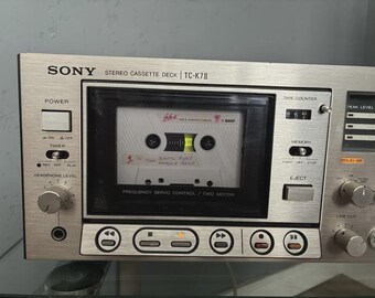 Sony TC-K7II Stereo Cassette Deck – Vintage (1970s) - Etsy