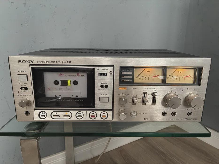 Sony TC-K7II Stereo Cassette Deck – Vintage (1970s) - Etsy