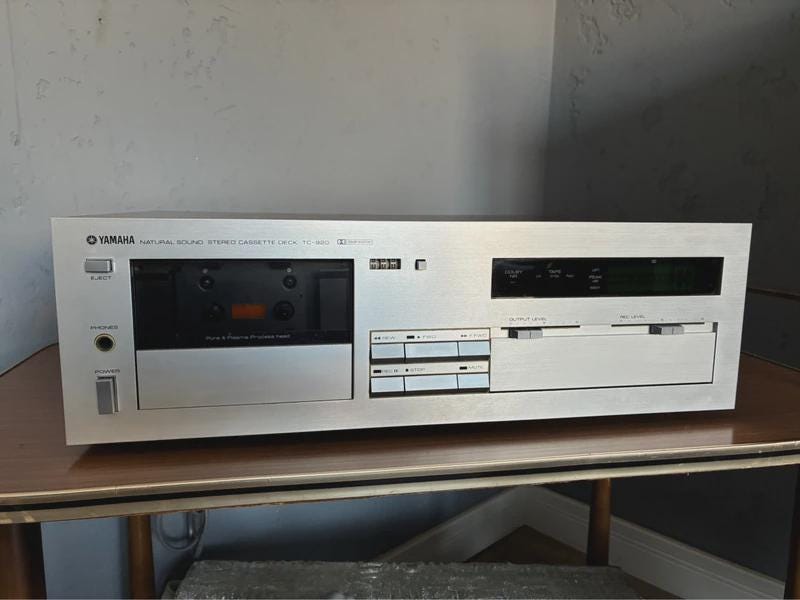 YAMAHA ステレオカセットテープデッキ yamaha-cassette-deck-and-