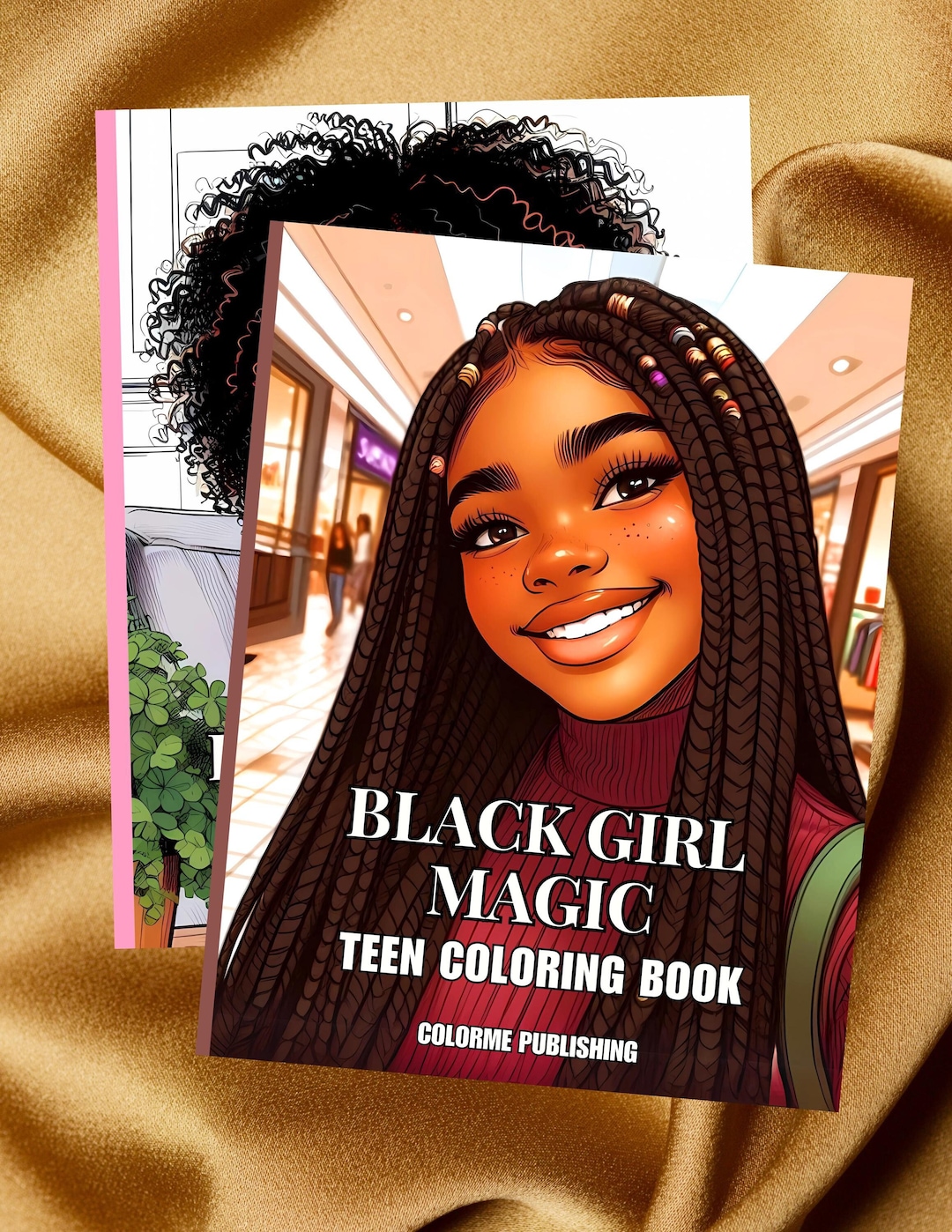 Black Girl Magic Teen Coloring Book: 40 Coloring Pages of Black Girls ...