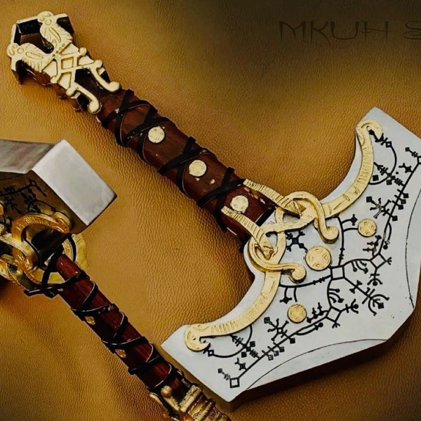Mjolnir Replica God of War Etsy